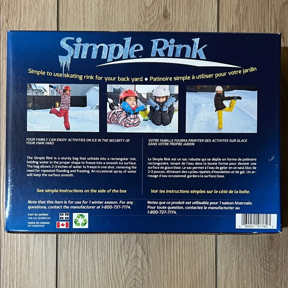 BNIB - Simple Rink Backyard Skating Kit for One Season - Picture 2 of 12